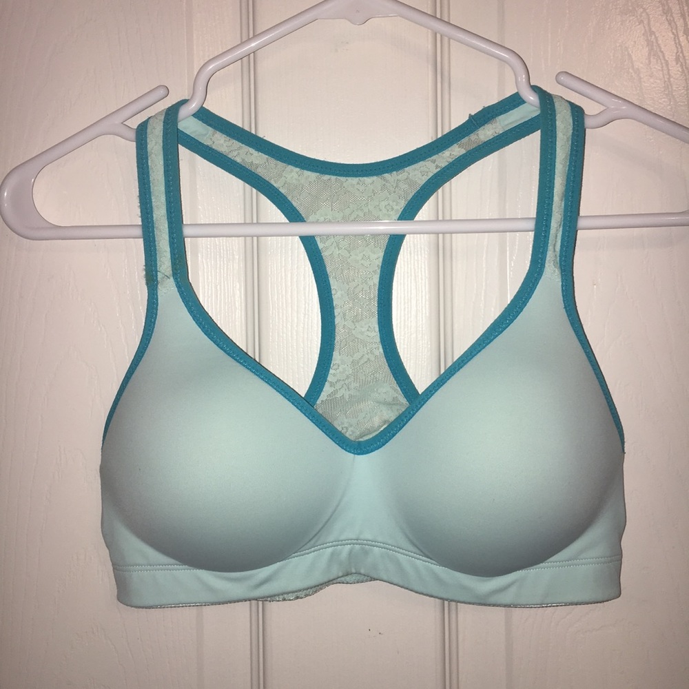 PINK lace sports bra